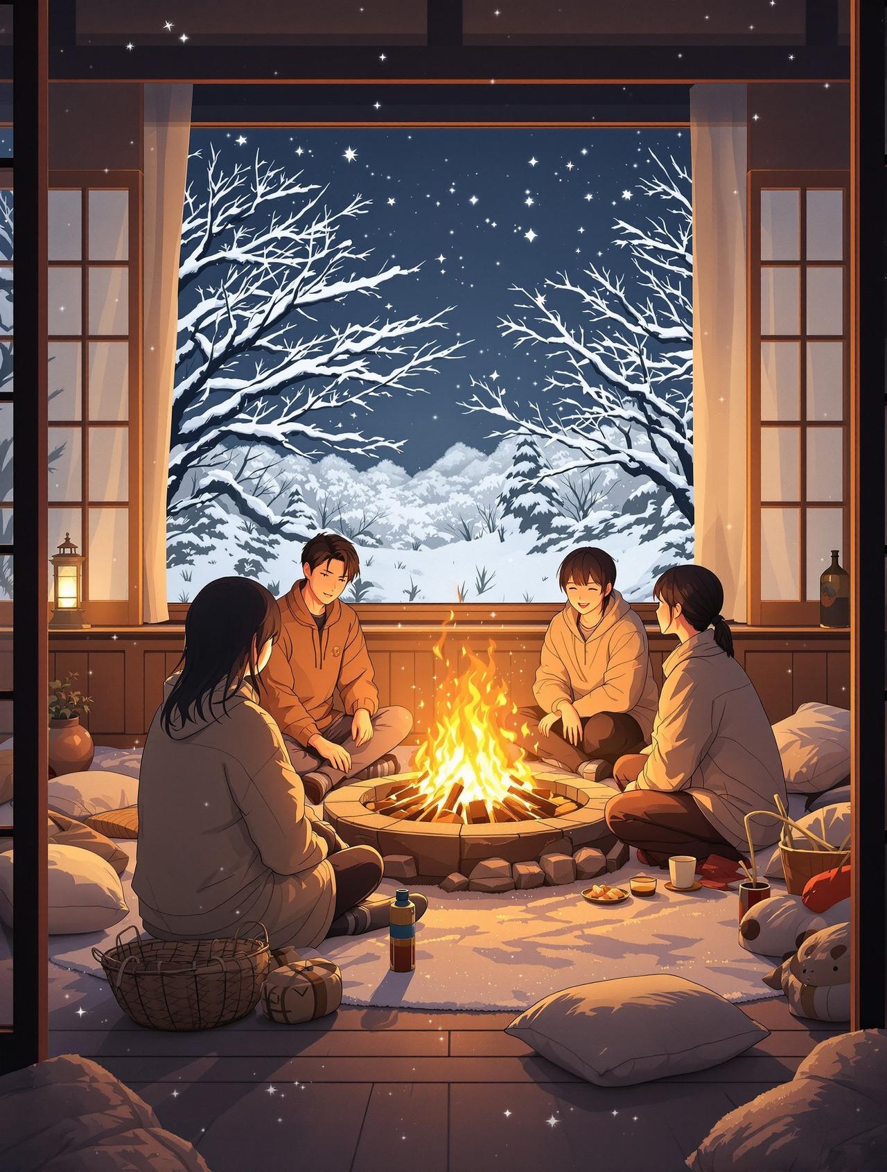 红果短剧网页版 围炉夜话 - 冬夜温暖物语，友谊物语治愈短剧排行榜